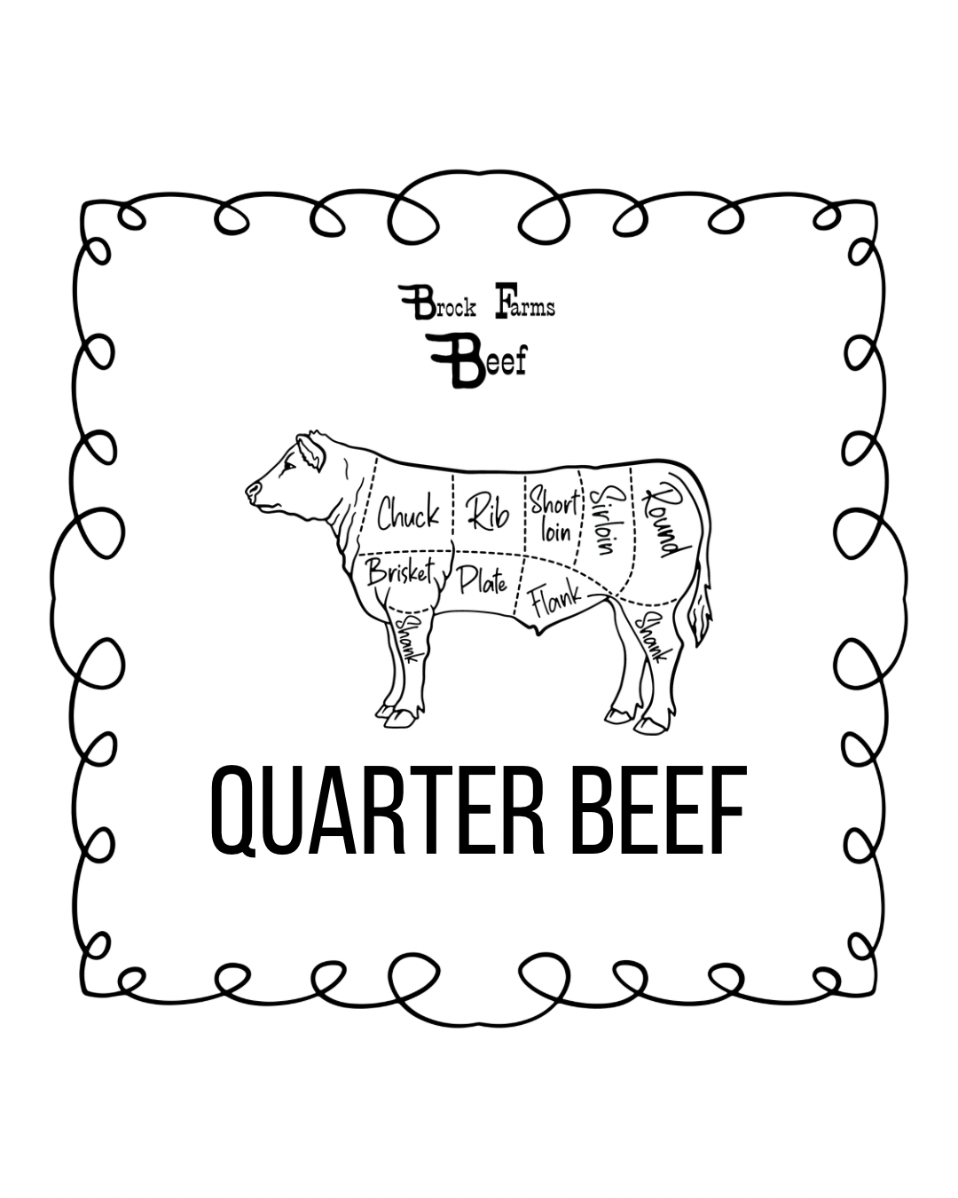 Quarter Beef Standard Cut