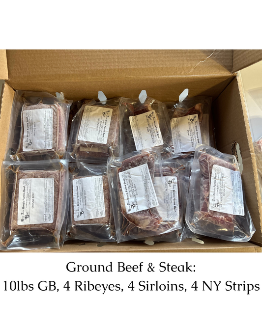Ground Beef & Steak Bundle