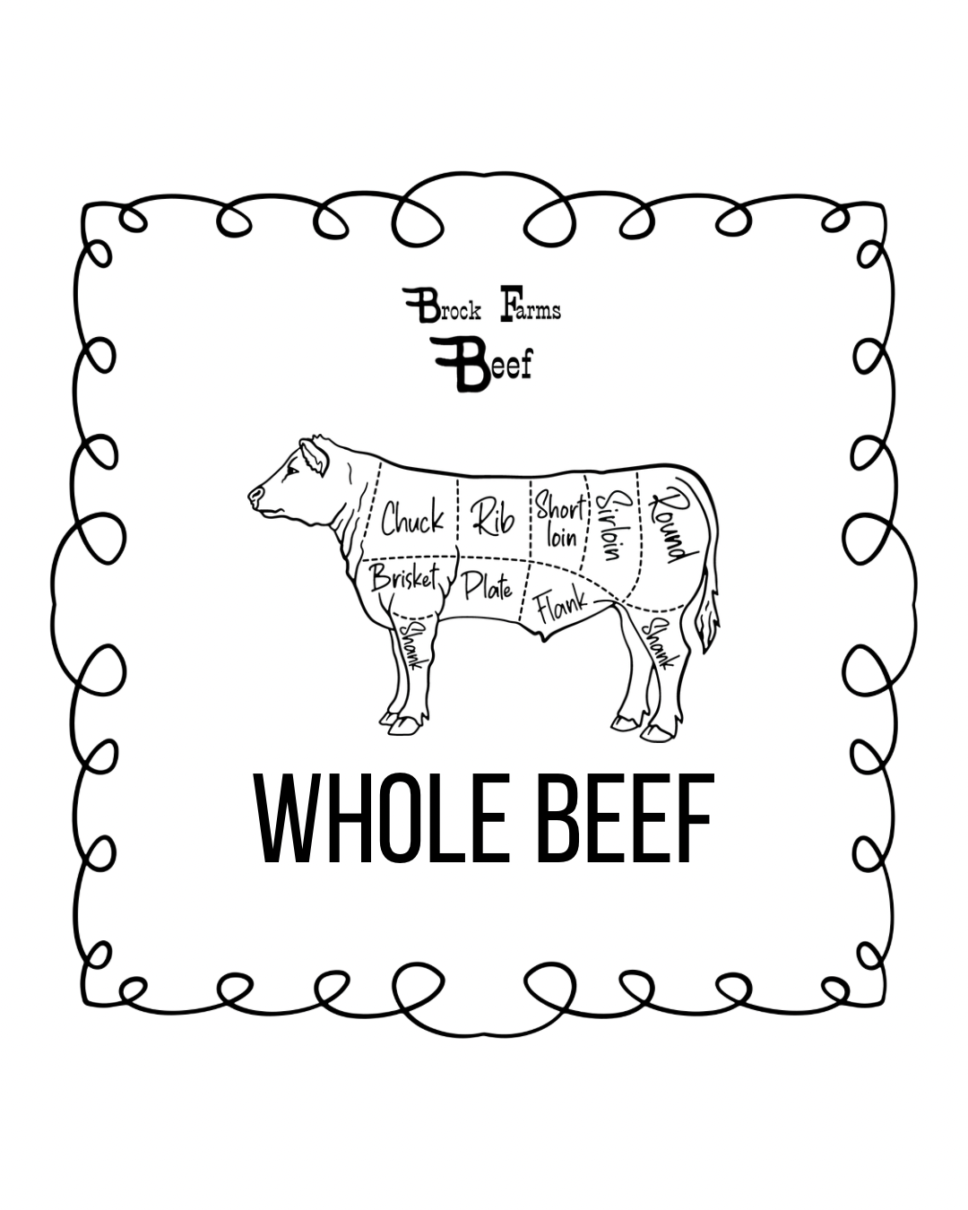 Whole Beef Share (Standard Cut)