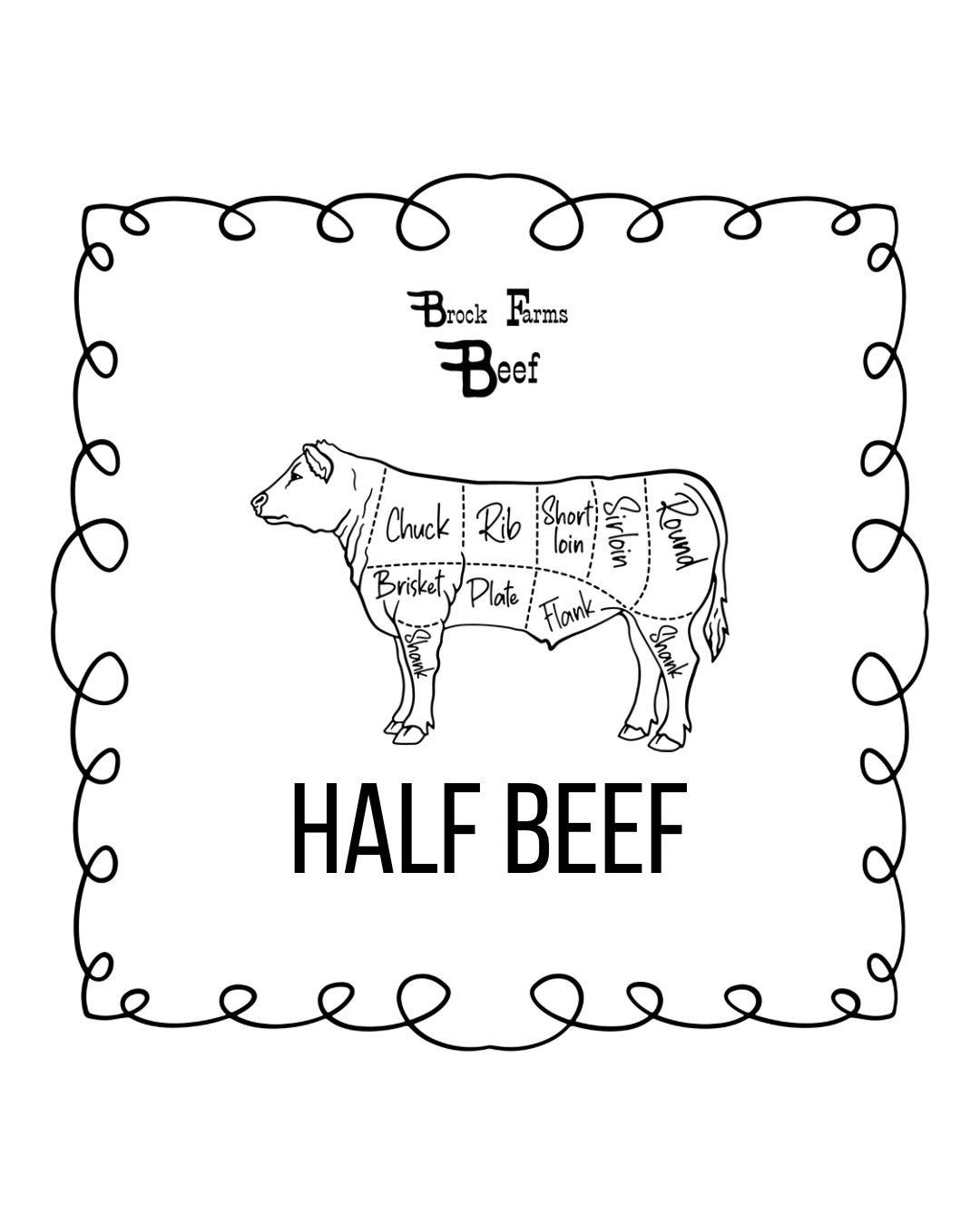 Half Beef Share (Standard Cut)